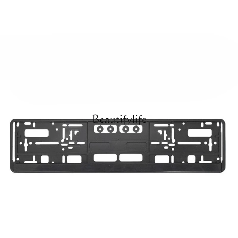 

*parts and accessoriesEuropean license plate holder ABS-plastic material single card license plate holder
