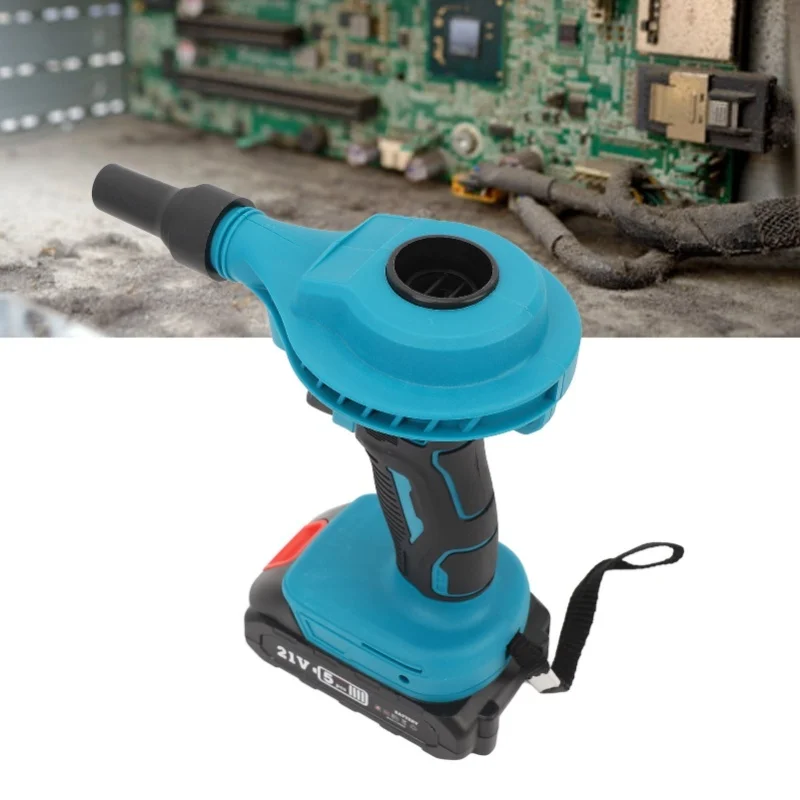 

Мощный электрический воздуходув 2-в-1, перезаряжаемый портативный компрессор для очистки компьютеров, автомобилей, ноутбуков, клавиатур