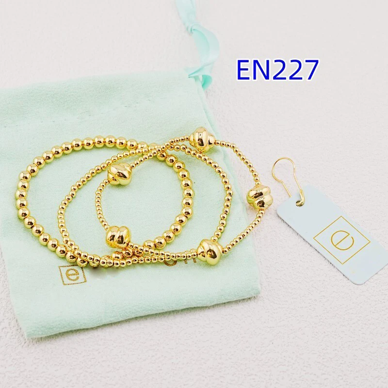 

VKVVA Fashion Jewelry Gold-Plated Beaded 3pcs Stackable Delicate Stretch Bracelet Set for Women Birthday Gifts, Unique Gift