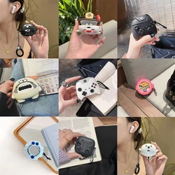 3D Cute Cartoon Earphone Case For Xiaomi Redmi Buds 6 Active TWS Bluetooth Headphone Silicone Protective Cover For Buds 6 Active