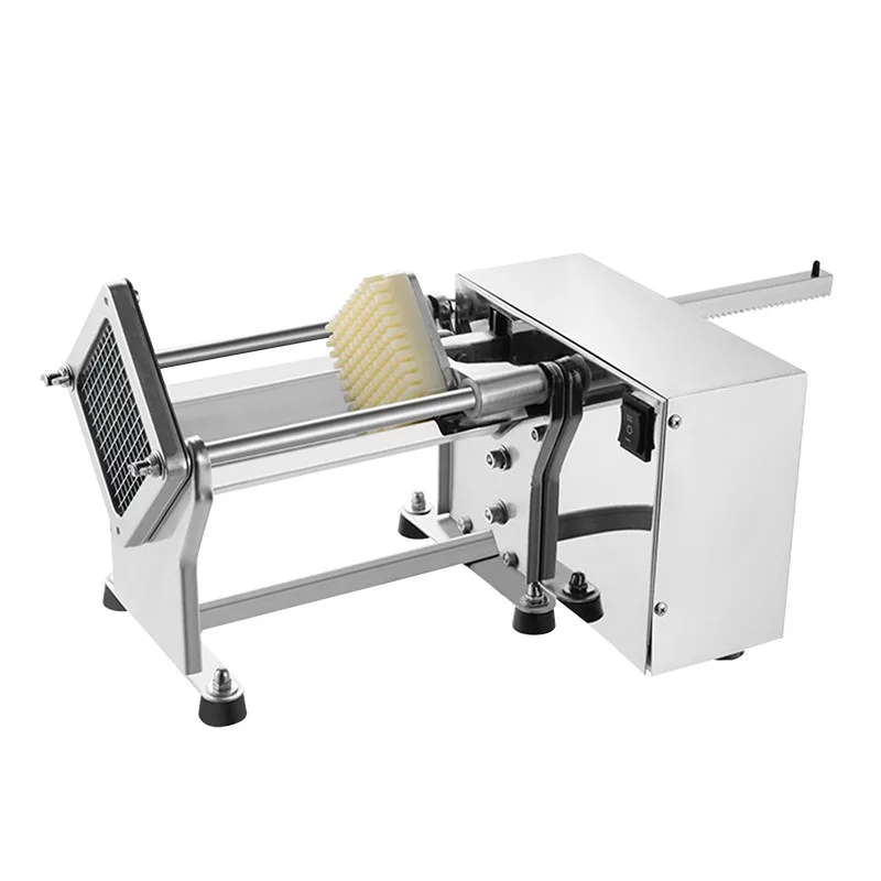 Electric French fries cutting machine Household stainless steel fruit and vegetable cutting machine Potato and cucumber