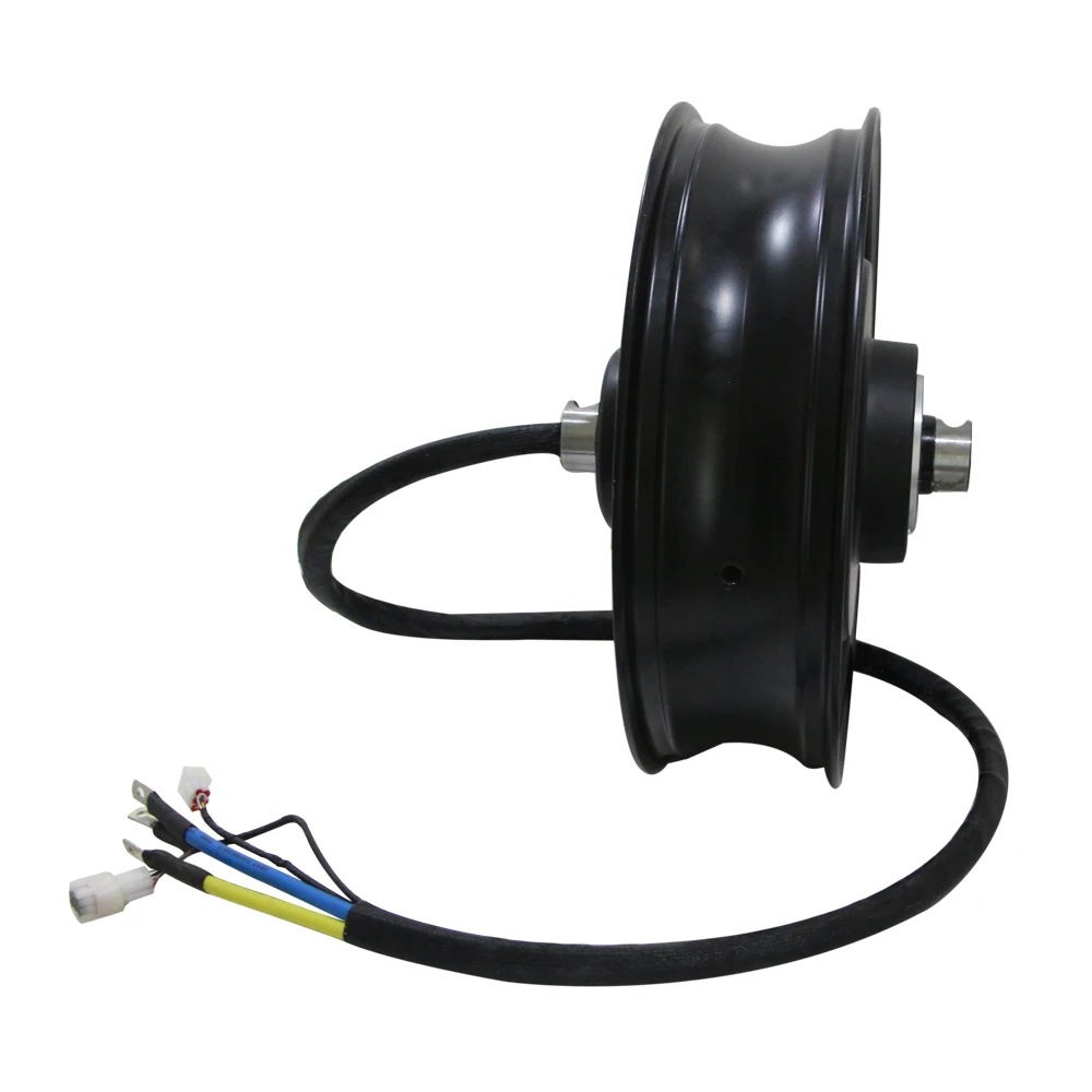 High Speed 14kW 273 80H V3 28kW Peak Air Cooled Brushless DC Electric Hub Motor