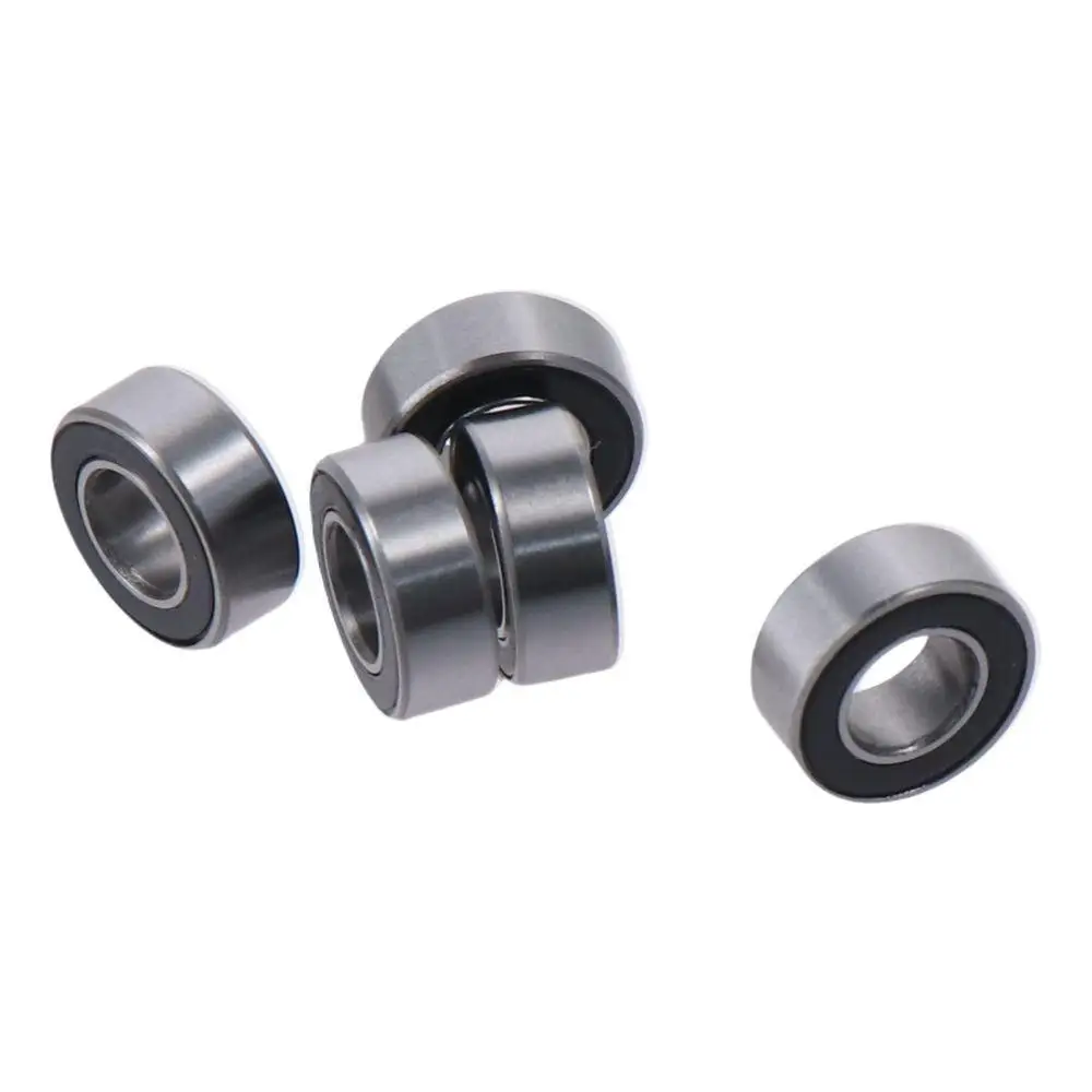 10PCS Z1 Noise Level Deep Groove Ball Bearing 6.35x12.7x4.762mm Chromium Steel Miniature Deep Groove R188-2RS Ball Bearing