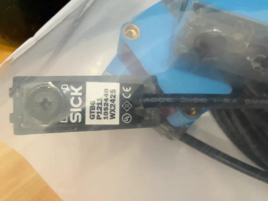 Brand new, original SICK GTB6-N1212 photoelectric sensor, made in Malaysia, part number 1052445, sensing range 10-140mm, R=6%.