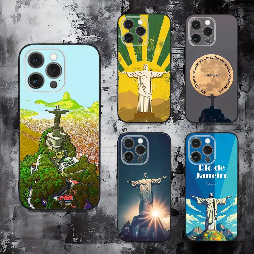 Christ the Redeemer iPhone Case - Brazil Travel Art