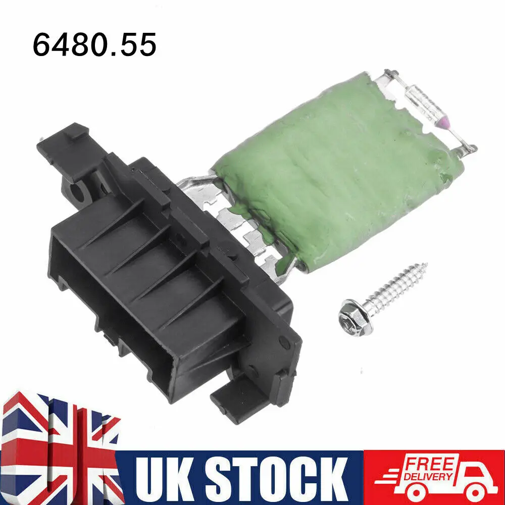 Car Accessories Heater Blower Fan Resistor 5 Pin For Citroen Berlingo Peugeot Partner 1.6HDi 6480.55 Motor Resistor Replacement