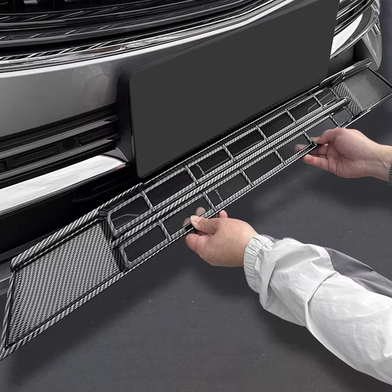 

Накладка на переднюю решетку радиатора для Geely Monjaro 2023 2024 2025, нижняя защитная накладка на передний бампер, дефлектор, сетка от насекомых из АБС-пластика