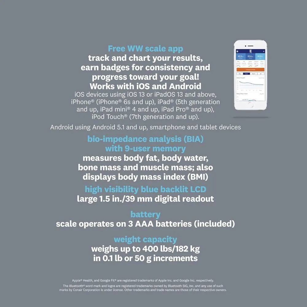 Balança de banheiro digital inteligente com análise de gordura corporal, músculos, IMC e sincronização Bluetooth em preto