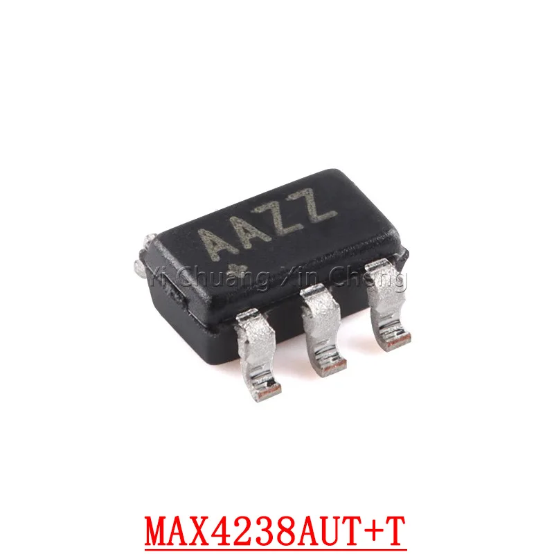 10Pieces MAX4238AUT+T MAX4231AUT MAX6610AUT MAX9030AUT Silkscreen AAUV/AAZZ/ABDO SOT23-6 Chip IC New Original