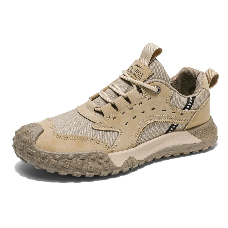 

Thick-soled Men's Shoes for Autumn and Winter Safety Shoes for Construction Men's Outdoor Sports Hiking Shoes chunky sneakers