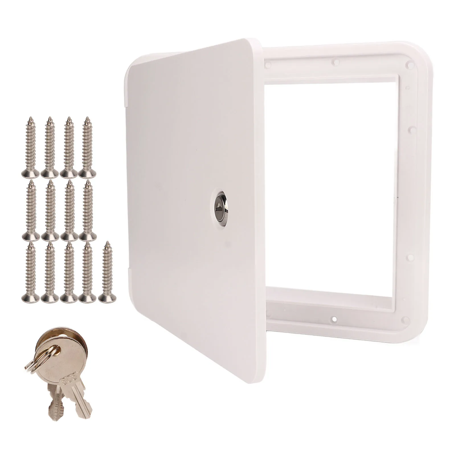 Electric Cable Hatch Power Cord Cable Hatch Electrical Access Door for RV Boat Trailer Motorhome Power Cable Hatch