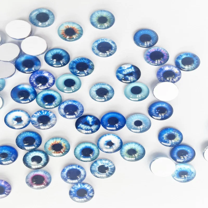 20pcs Glass Eyes Dragon Eyes Cat Eye Toys Hot Sale 8mm -20mm Handmade Glass Cabochons DIY Making Accessories