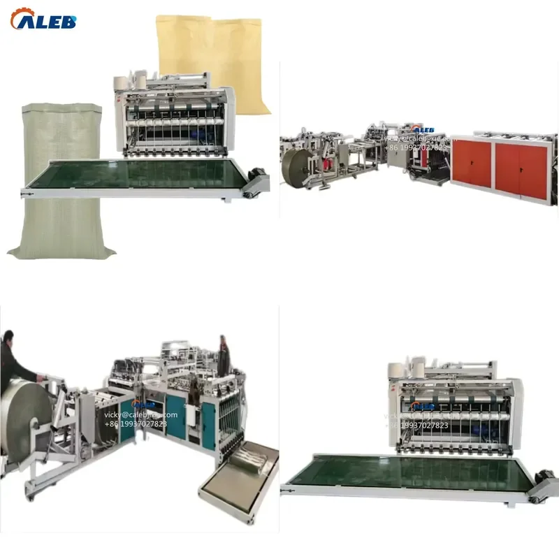 SFW Certificate High Productivity PP Woven Bag Sack Print Machine Trimming Closing Stamping Integrated Forming Machine Sand