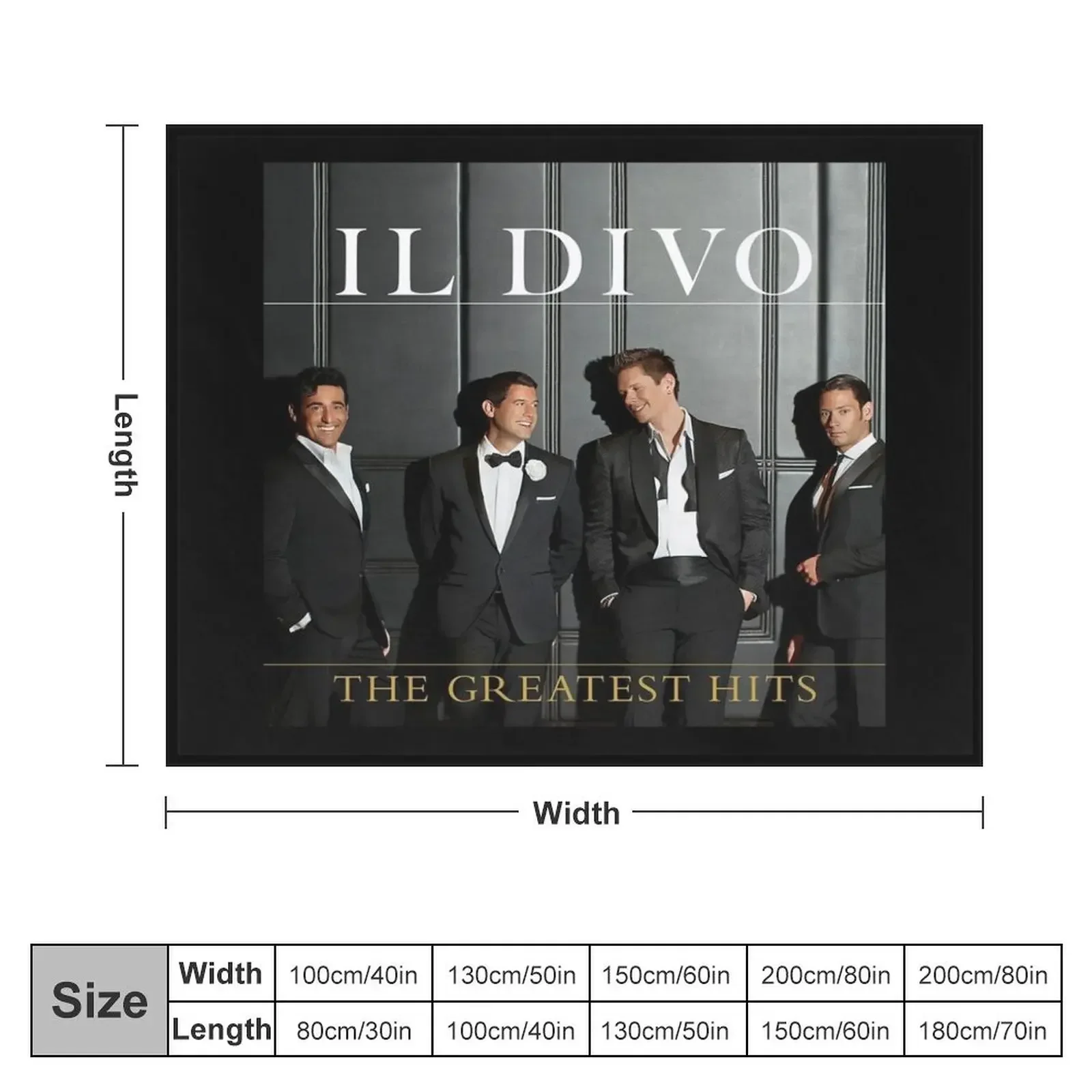 Il Divo greatest hits deluxe 2 cd version Throw Blanket Thermals For Travel manga halloween Blankets