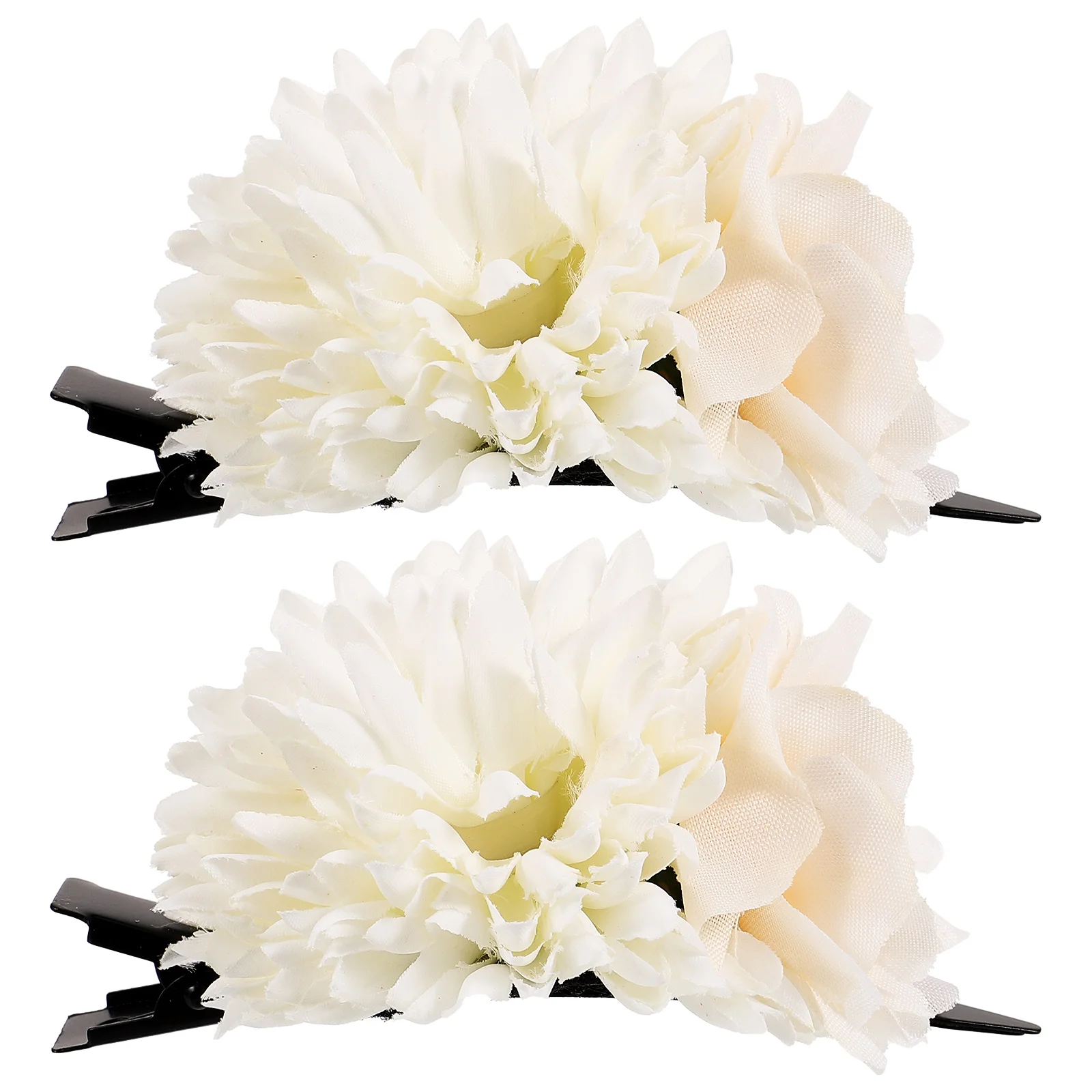 

3pcs Japanese Style Chrysanthemum Clips For Wedding Party Prom Small Floral Accessories Women'S Hair Decorations, Comfortable