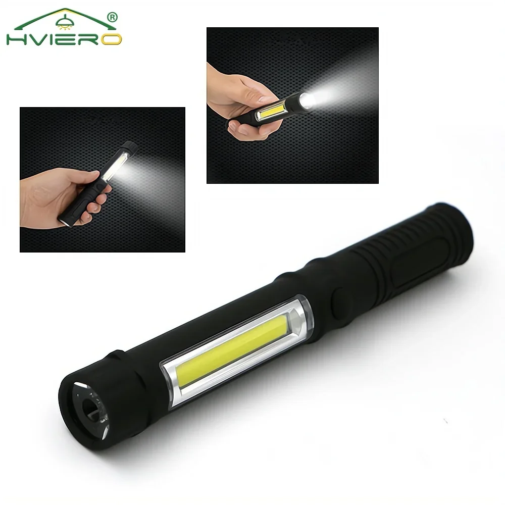 Mini penna torcia multifunzione lampada a LED portatile luci di lavoro notturno ispezione Base magnetica impermeabile usato campeggio ciclismo