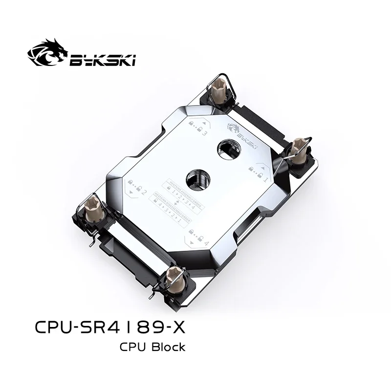 

Bykski CPU Water Block Use for INTEL LGA4189 Server AI Cloud Computing Liquid Cooling All-Metal CPU-SR4189-X