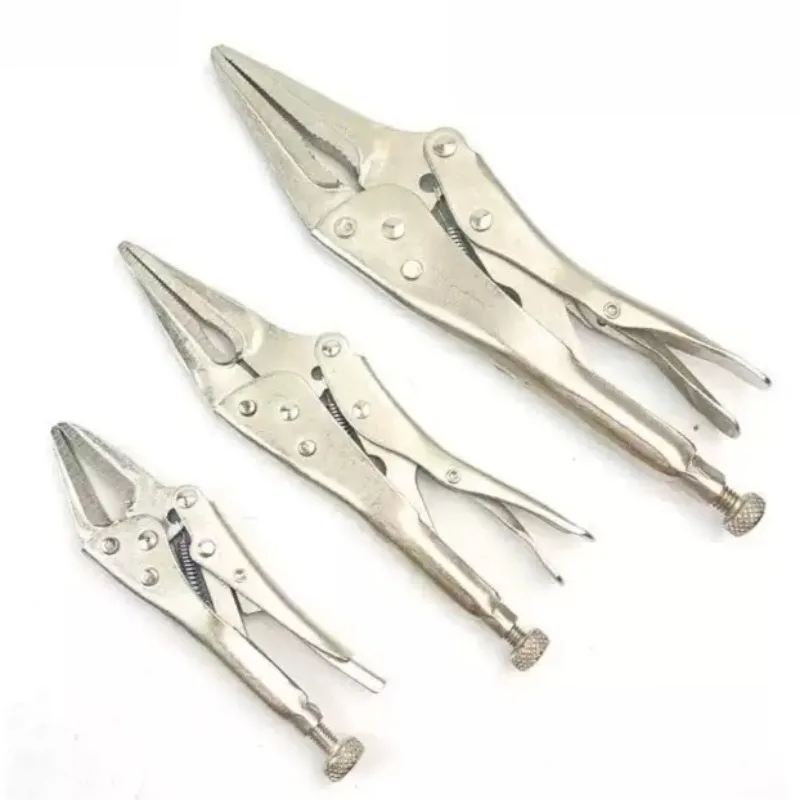 Pointed Nozzle Pliers Multifunctional Clamp 5-9 Inch Flat Nozzle Pliers Pointed Nozzle Pliers Quick, Fixed Clamping