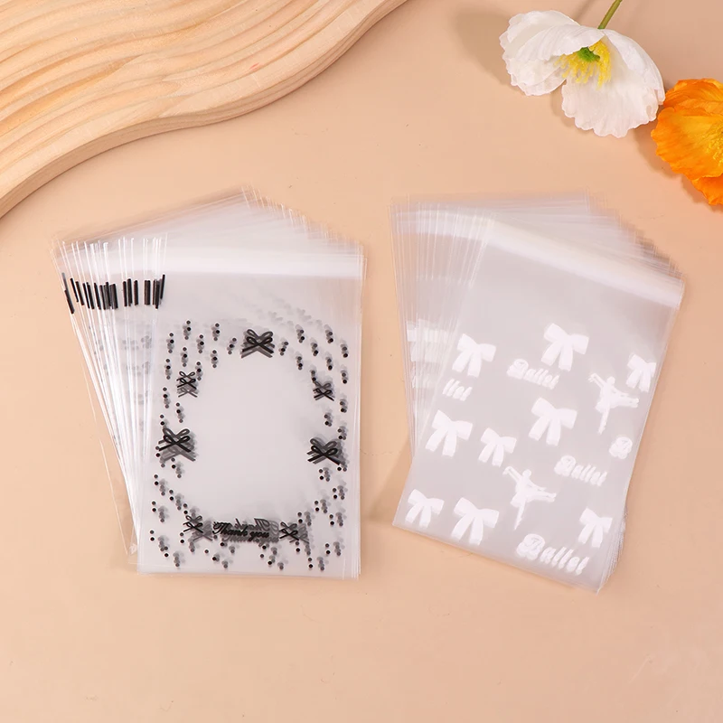 50Pcs/Pack Clear Photocard Sleeves Self-adhesive Idol Card Cover Photo Packaging Bag Self Sealing Bag Gift Small Card Protector