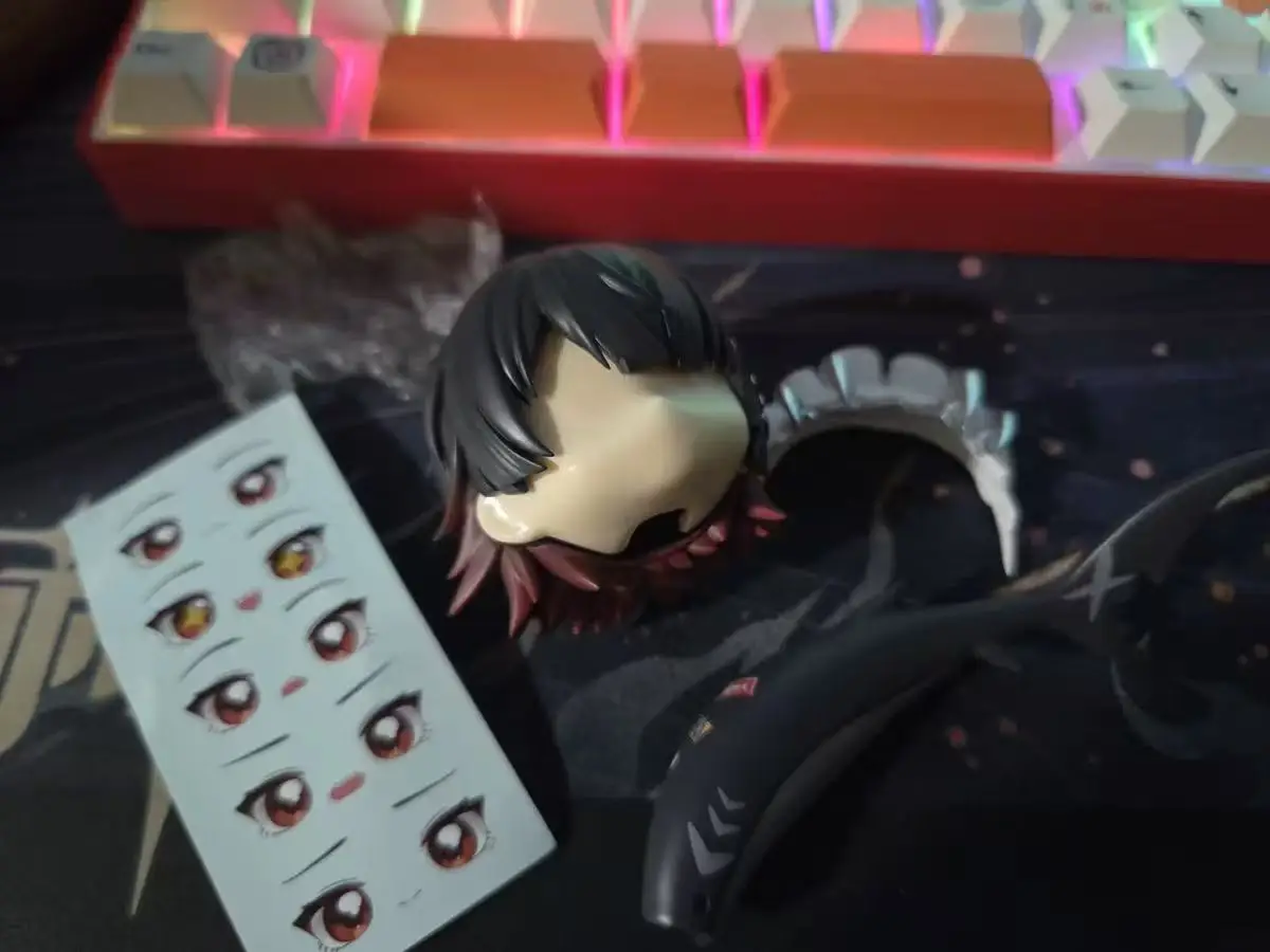 젠리스 존 제로 엘렌 조 핸드메이드 OB11 OB22 GSC 헤어 탈부착 헤어 쉘 가발 페이스플레이트 BJD 인형 액세서리 게임 애니메이션