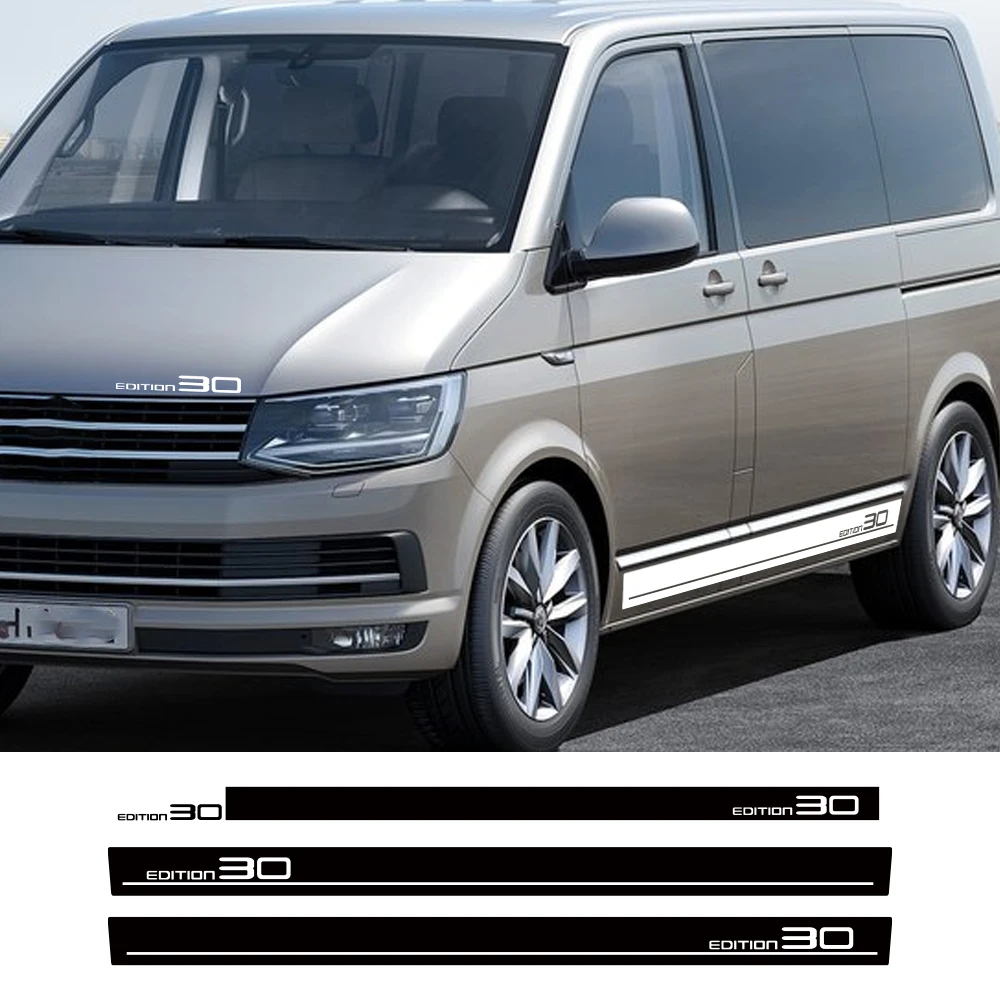 سيارة ملصق السيارات الطبعة 30 ديكور مائي ل Volkswagen VW Transporter T5 T6 شاحنة التخييم الفينيل الديكور غطاء ضبط الملحقات