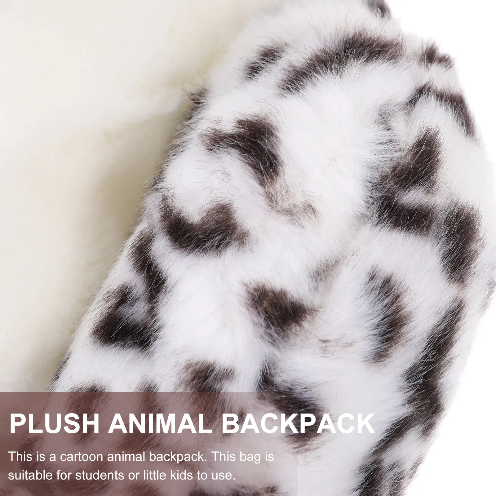 1Pcs Cartoon Animal Backpack Lovely Leopard Kids School Bag Adjustable Strap Comfortable Touch Students Bag Fashion Backpack