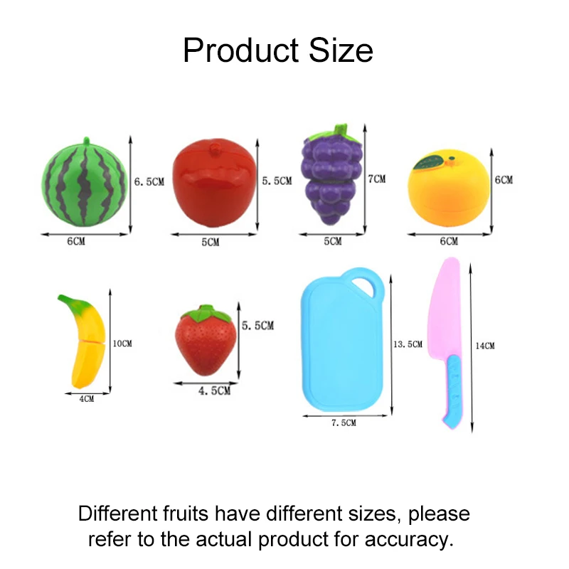 ألعاب لعب مقلدة لقطع الفواكه والخضروات للأطفال لعبة التفاعل بين الوالدين والطفل كهدية عيد ميلاد TMZ
