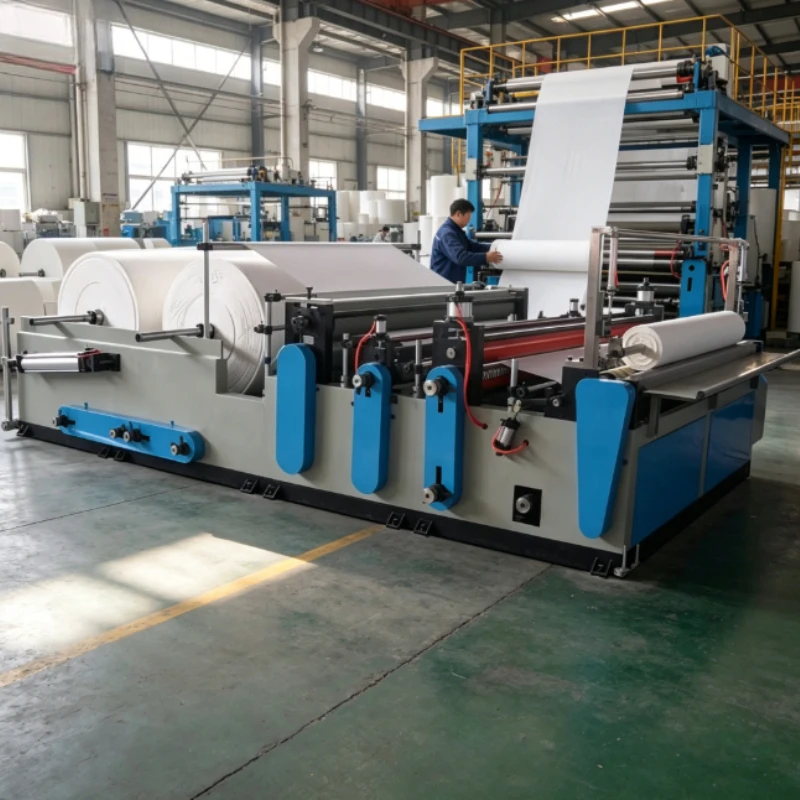 Double Jumbo Roll Fully Automatic Toilet Paper Machine Production Line Uninterrupted Feeding Boost Production Capacity