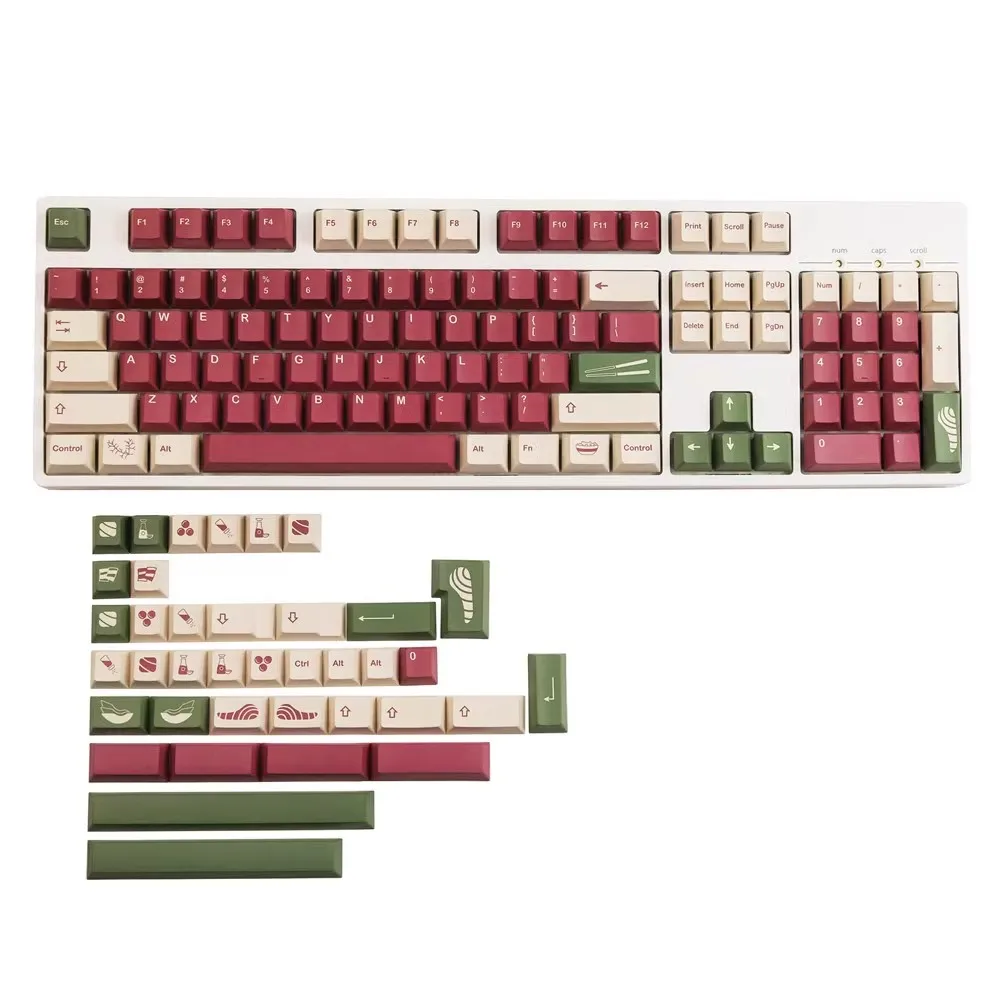 

140Key GMK Poke Keycaps PBT Dye Subbed Key Caps Cherry Profile Keycap With 2.25U 2.75U 3U 7U Spacebar ISO Enter