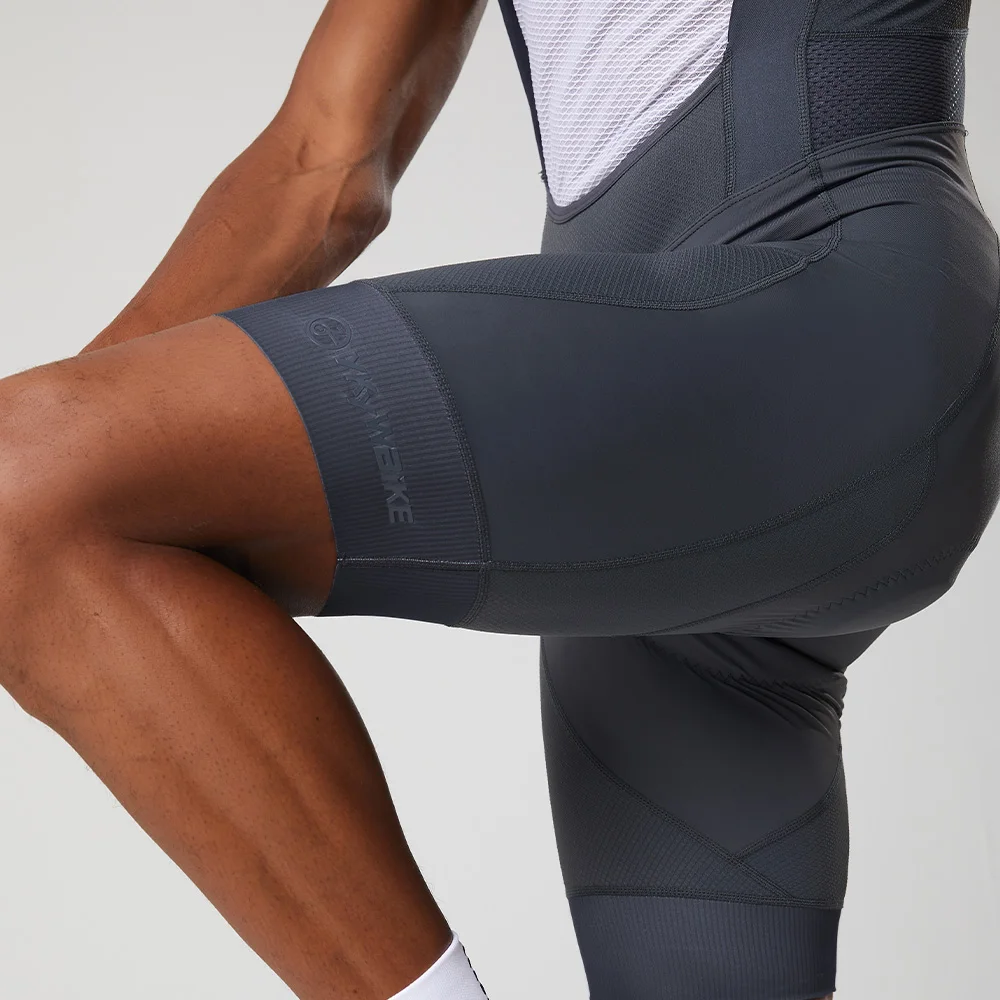 YKYWBIKE Fahrradshorts Elastische Interface Paris Radsport-Trägerhose Herren Fahrradshorts 7-Stunden-Gepolsterte Fahrradbekleidung – Detail 22