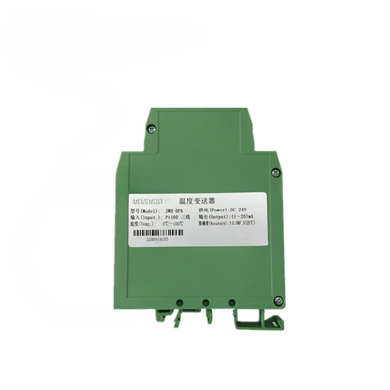 Transmitter JWB-DPA PT100 3-wire 4-20MA 0-100 degree ± 0.5% F.S