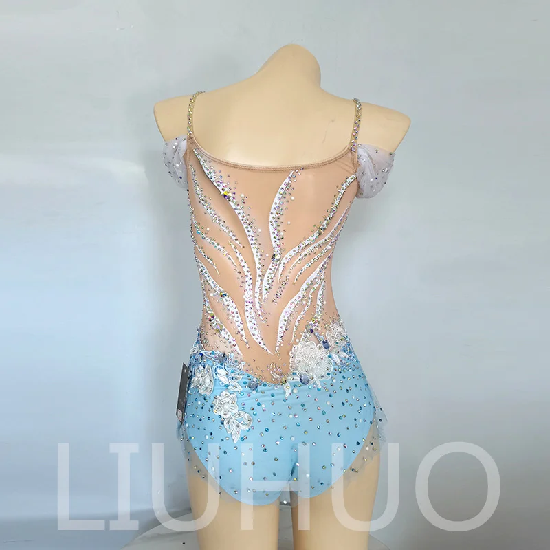 子供のためのliuhuo-leotard、マイクを取る体操のパフォーマンス、競争力のある集中型