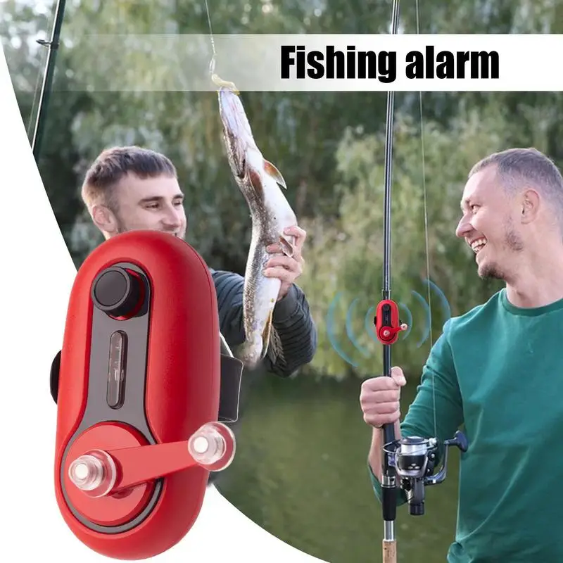 

Bite Alarm Fishing Sound Alert Bell Smart Alarm Adjustable Volume Safety Alert Indicator Gear With LED Light For Daytime Night