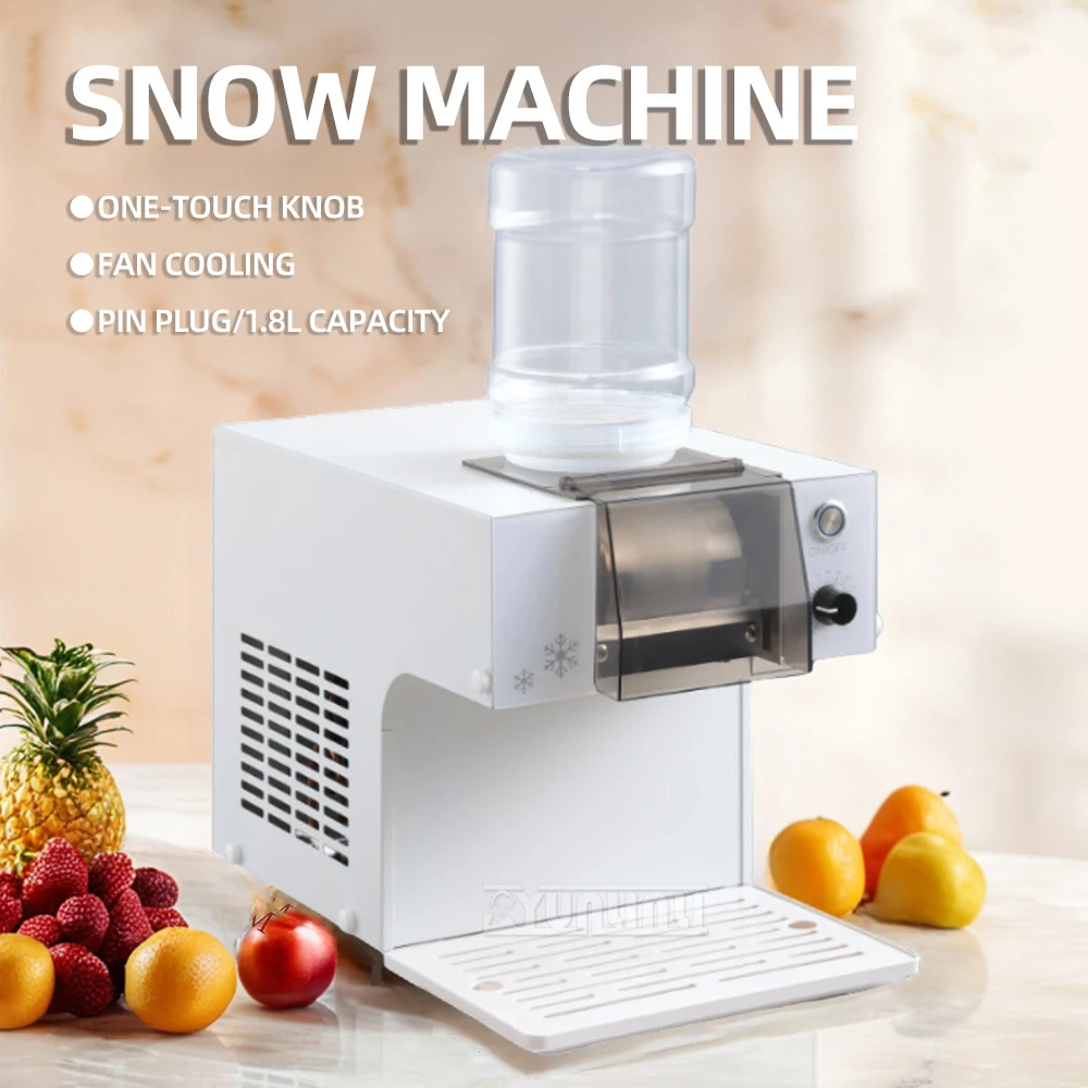 KZX-40 Household Soft Ice Machine 220V/110V Small Single Bucket Portable Soft Ice Maker for Home Use