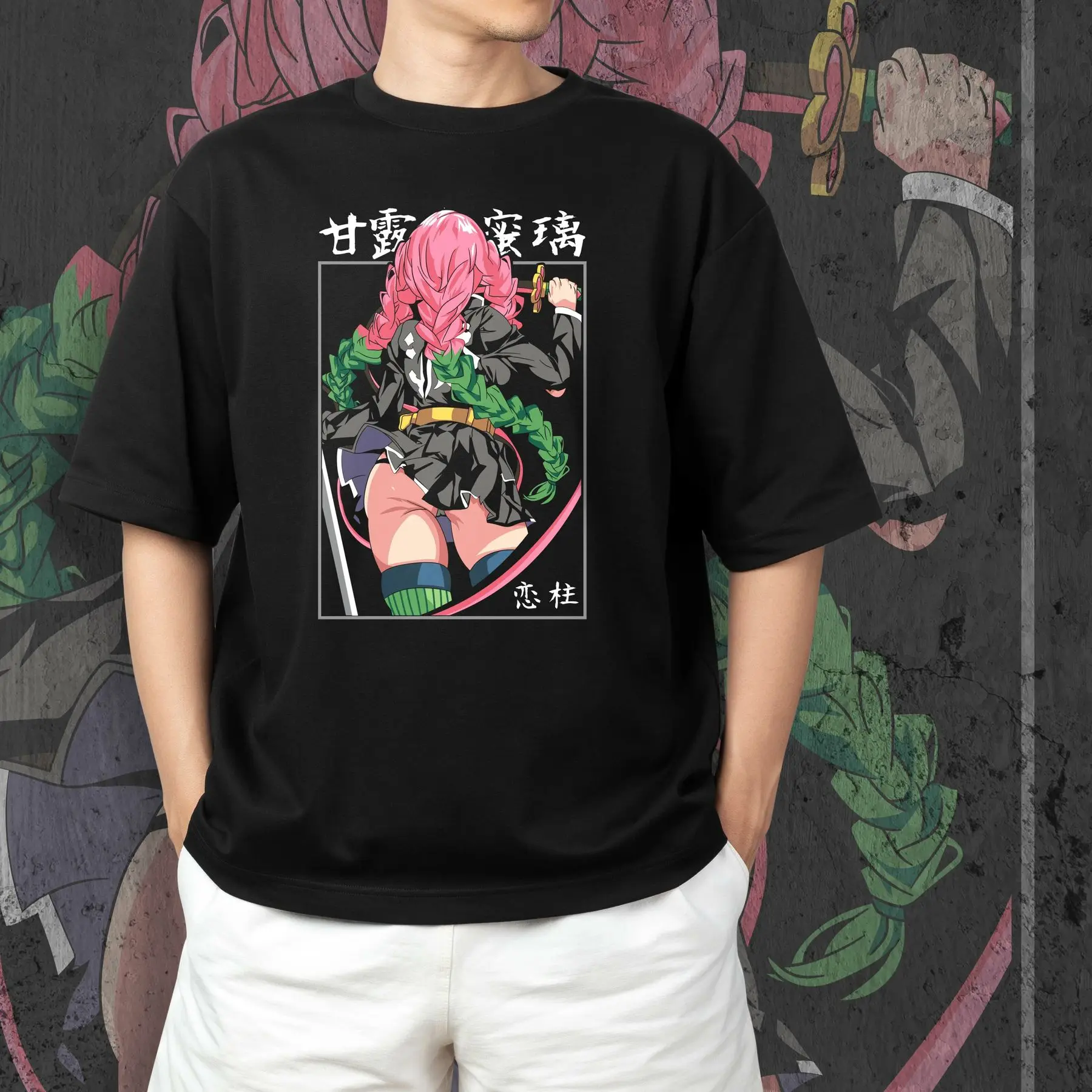 T-shirt with Demon Slashing Blade print - Mitsuri SE