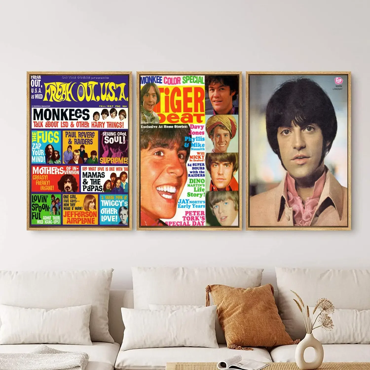 Paul Revere and The Raiders Poster Painting Wall Art Canvas Poster Personalized Gift Modern Family bedroom Decoration Art Poster