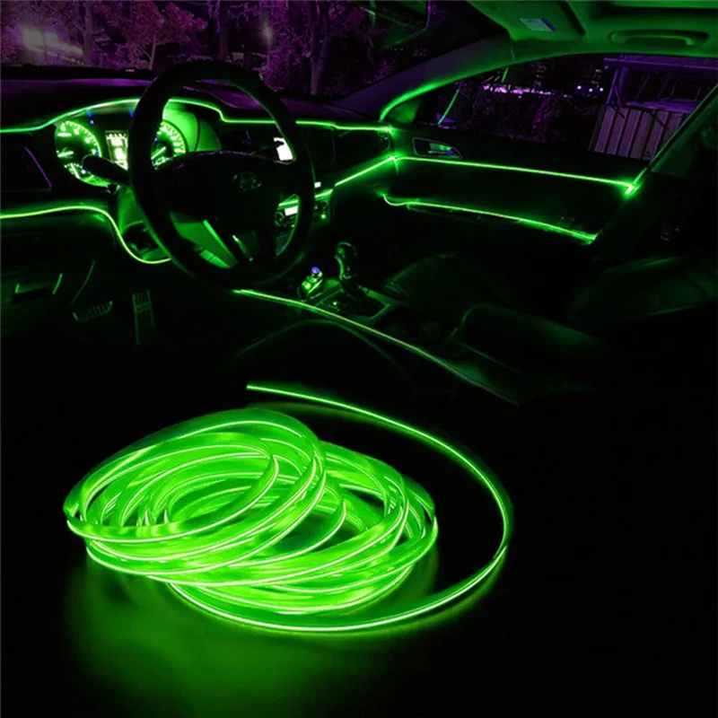 

For Infiniti Q30 Q40 Q50 Q60 Q70 FX35 FX37 FX50 G25 G35 G37 Car Interior Led Decorative Lamp EL Wiring Neon Strip 2m