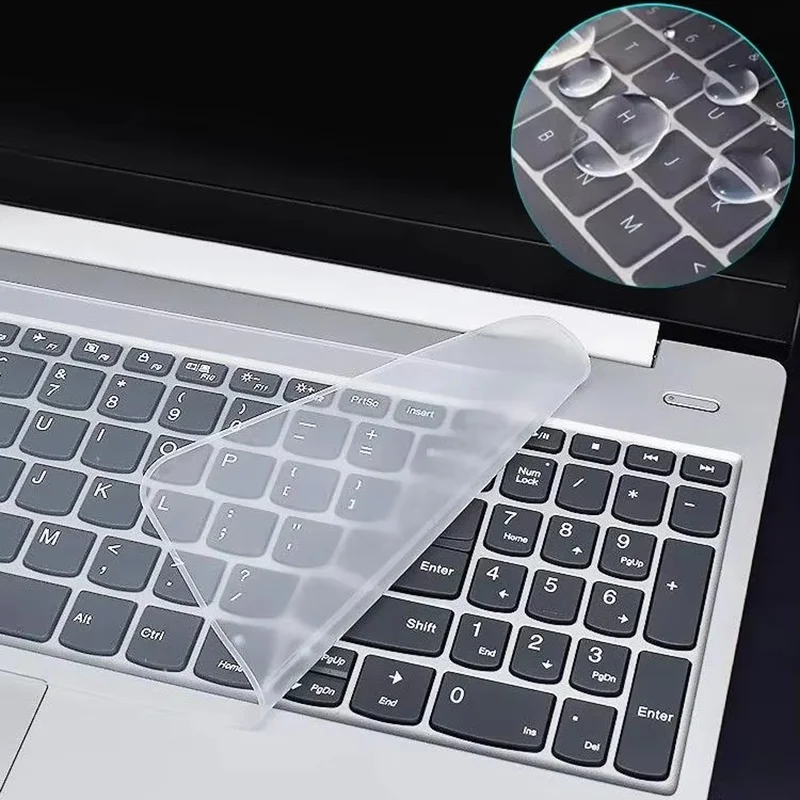 Transparent Keyboard Cover Skin Soft Transparent Protective Cover Easy Trim Fit For Notebook For 13 14 15 16 17 Inch Laptops Kit