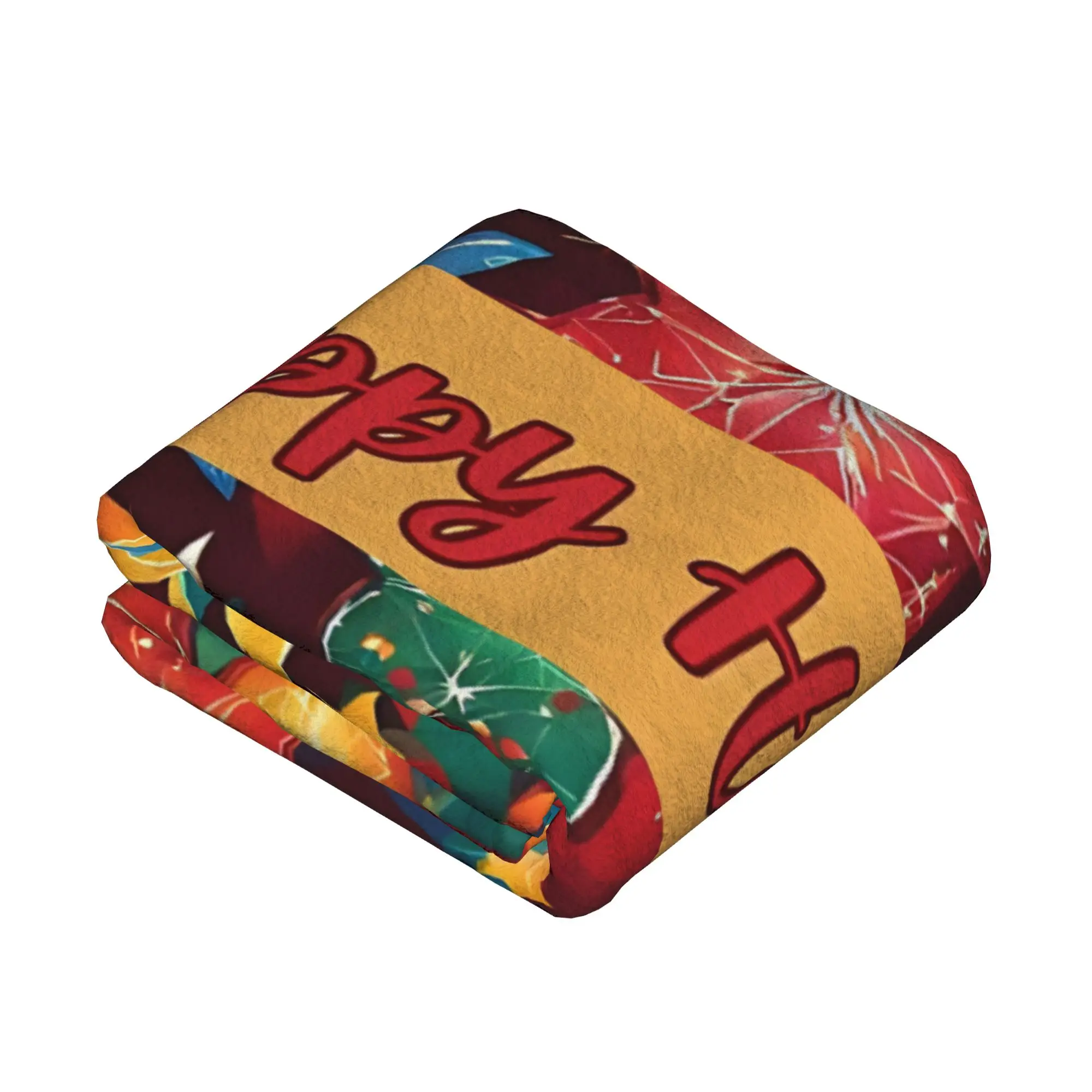 Philippines Christmas Parol Blanket Flannel  Super Warm Throw Blankets for Outdoor Travel Bedroom Quilt