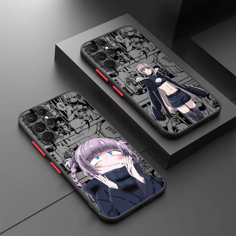 CALL OF THE NIGHT Nanakusa Samsung A72 A54 A53 A52S A34 A32 A33 A24 A23 A22S A02 Lite Frosted Translucent Phone Case