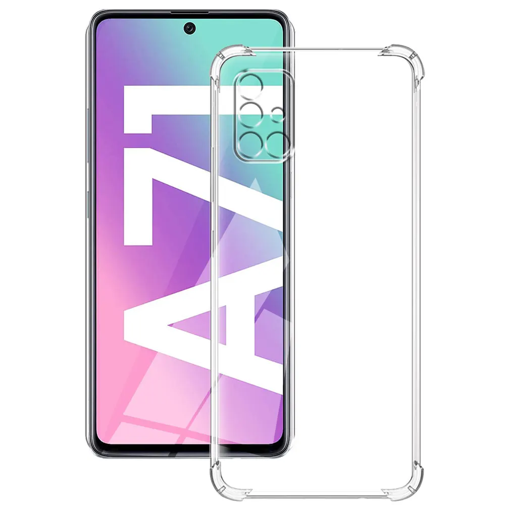 For Samsung Galaxy A71 4G Case Silicone Soft Shockproof Transparent Cover For Samsung A71 Clear Case For Samsung A71 Funda Coque