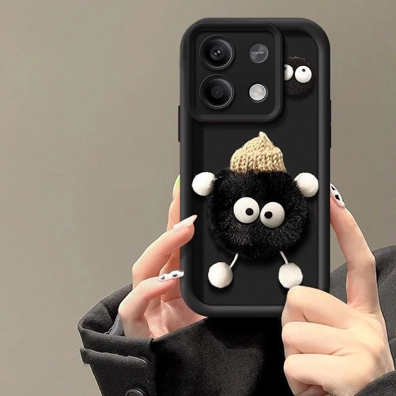 Xiaomi Redmi Note 13 Pro 4G 케이스 Redmi Note 13 전화 케이스 Redmi Note 13 Pro + 5G 3D 플러시 연탄 액체 실리콘 커버