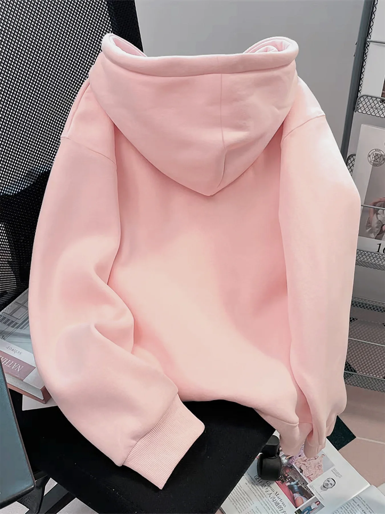 Bluza damska Sanrio Hello Kitty, jesienno-zimowa, polarowa, codzienna, unisex, wkładana przez głowę, odzież, bluza z kapturem, oversize, streetwear