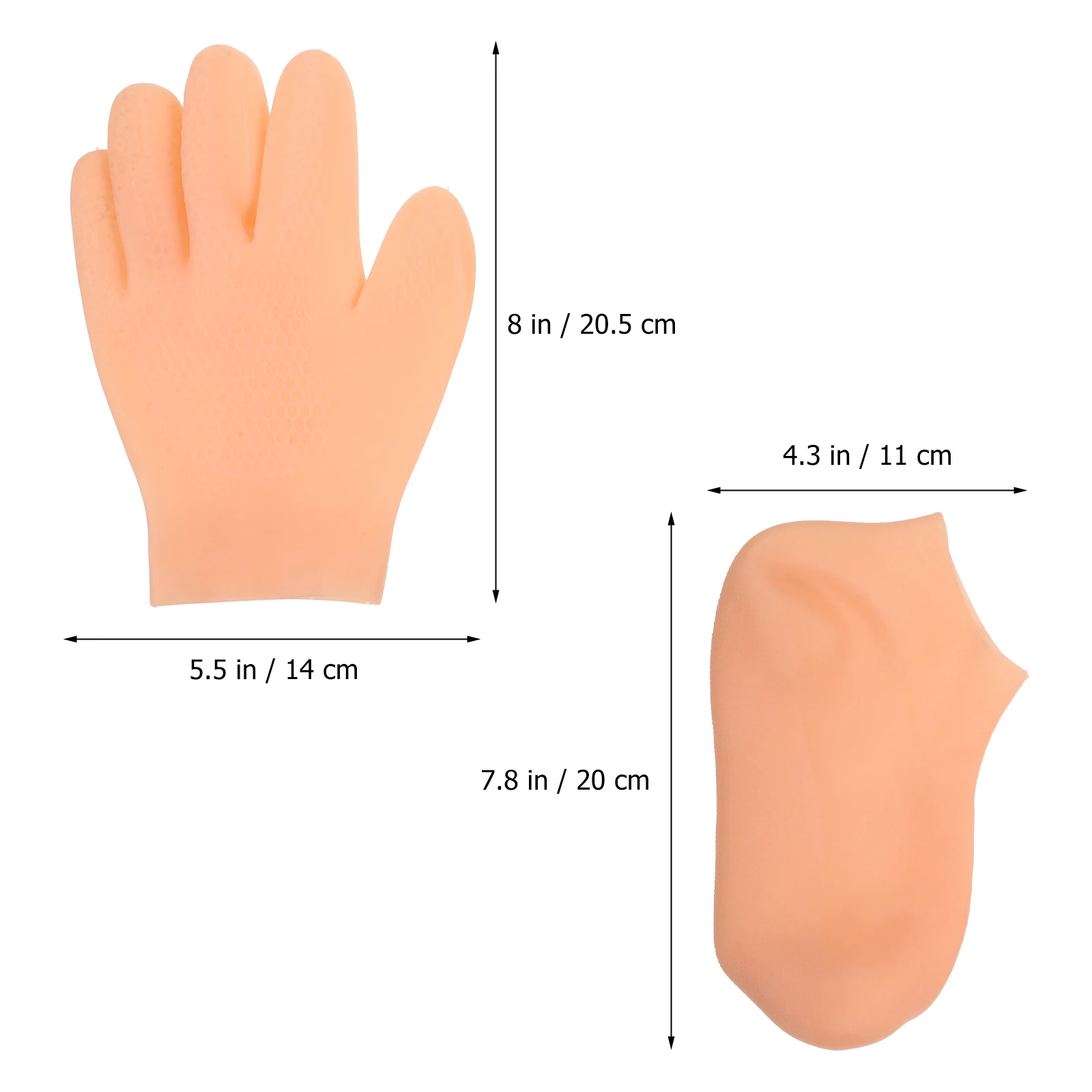 

Waterproof Sun Protection Gloves Moisturizer Reusable Dry Hands Sebs Cotton Moisturizing Socks