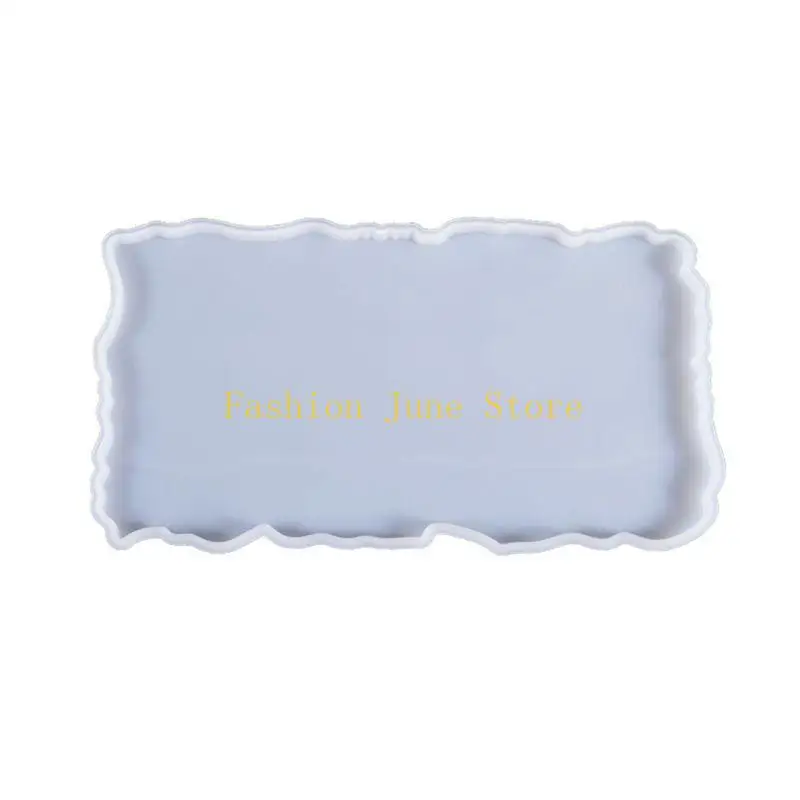 N5KA Fruit Cup Mat Mold Irregular Big Plate Diy Mold Serving Tray Mold