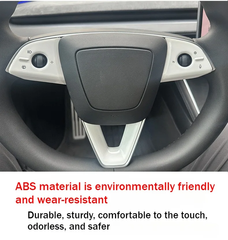 Lenkradabdeckung für Tesla Model Y Juniper Model 3 Highland 6-Sitzer ModelYL Lenkradschutz Dekorative Verkleidung – Detail 15