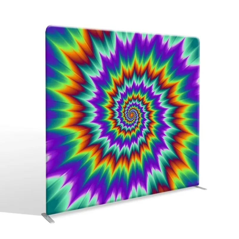 Tensile fabric display Double-sided pillowcase background Banner Activity booth Tensile fabric background