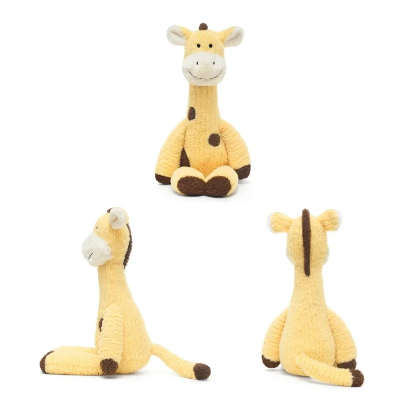 50cm 기린 잡기 부드러운 인형 봉제 장난감 귀여운 헝겊 인형 잠자는 베개 동행 어린이 생일 선물