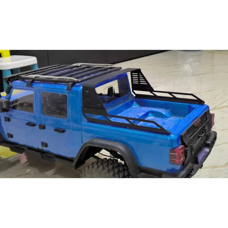 

CK5812 1/10 RC Crawler: Металлический защитный каркас (Roll Bar Cage) и багажник на крышу, не требующие модификаций, для тюнинга радиоуправляемых машин, аксессуары из алюминиевого сплава