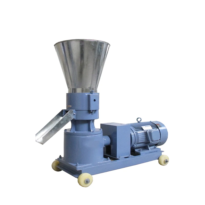 

Animal feed flat die feed pellet mill pelletizer machine for straw/corn/peanut shell